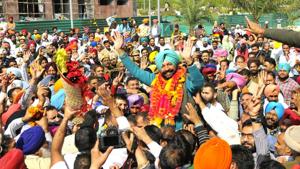 Over 50% of Punjab’s electorate is below 40.(Keshav Singh/HT Photo) Over 50% of Punjab’s electorate is below 40.(Keshav Singh/HT Photo)