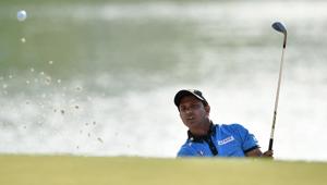 SSP Chawrasia of India plays a shot during the third round of the Indian Open.(Getty Images) SSP Chawrasia of India plays a shot during the third round of the Indian Open.(Getty Images)