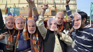 International news outlets interpret the BJP’s sweeping win as a whole-hearted endorsement of Modi and his policies.(Adarsh Gupta/ Hindustan Times) International news outlets interpret the BJP’s sweeping win as a whole-hearted endorsement of Modi and his policies.(Adarsh Gupta/ Hindustan Times)