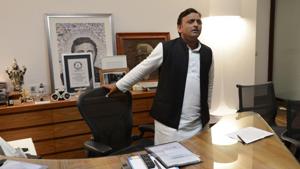 Akhilesh Yadav has resigned as the chief minister of Uttar Pradesh after his Samajwadi party lost the assembly elections.(HT File Photo) Akhilesh Yadav has resigned as the chief minister of Uttar Pradesh after his Samajwadi party lost the assembly elections.(HT File Photo)