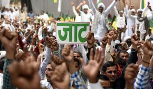 Jats are demanding reservation in government jobs under the OBC quota.(Sonu Mehta/HT Photo) Jats are demanding reservation in government jobs under the OBC quota.(Sonu Mehta/HT Photo)
