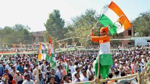 A Congress election rally at Amethi, Uttar Pradesh (File Photo)(PTI) A Congress election rally at Amethi, Uttar Pradesh (File Photo)(PTI)