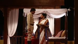 A scene from Agnipankh.(Photo courtesy: Zee Theatre) A scene from Agnipankh.(Photo courtesy: Zee Theatre)