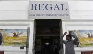 Regal, the 84-year-old movie hall in the heart of Delhi, will close down on March 31. The next change, Anushka Sharma-starrer Phillauri, will be the last movie to be screened in the cinema’s current single-screen avatar.(Saumya Khandelwal/HT PHOTO) Regal, the 84-year-old movie hall in the heart of Delhi, will close down on March 31. The next change, Anushka Sharma-starrer Phillauri, will be the last movie to be screened in the cinema’s current single-screen avatar.(Saumya Khandelwal/HT PHOTO)