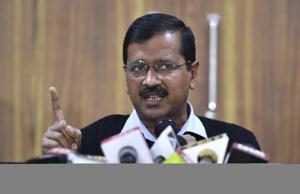 Arvind Kejriwal has promised to waive property tax from residential properties if AAP was voted to power .(Arun Sharma/HT PHOTO) Arvind Kejriwal has promised to waive property tax from residential properties if AAP was voted to power .(Arun Sharma/HT PHOTO)