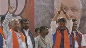 After the landslide victory in Uttar Pradesh and the apex court decision upholding the CBI investigation in Narada sting, BJP is eyeing major gains in Bengal in the next few years.(HT Photo) After the landslide victory in Uttar Pradesh and the apex court decision upholding the CBI investigation in Narada sting, BJP is eyeing major gains in Bengal in the next few years.(HT Photo)