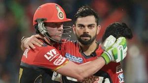 Virat Kohli and AB de Villiers are both doubtful starters for Royal Challengers Bangalore (RCB) in 2017 Indian Premier League (IPL).(AFP/Getty Images) Virat Kohli and AB de Villiers are both doubtful starters for Royal Challengers Bangalore (RCB) in 2017 Indian Premier League (IPL).(AFP/Getty Images)
