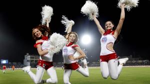 Cheerleaders for Kings XI Punjab perform during the IPL season of 2013. No one goes regularly to the Staples Centre in Los Angeles for the cheerleaders, or takes the train from central London to Wimbledon because Cliff Richard might sing a few oldies if it’s raining.These may be welcome bonuses, but the reason one makes these trips is a chance to witness the pinnacle of sport.(Ajay Aggarwal/HT Photo) Cheerleaders for Kings XI Punjab perform during the IPL season of 2013. No one goes regularly to the Staples Centre in Los Angeles for the cheerleaders, or takes the train from central London to Wimbledon because Cliff Richard might sing a few oldies if it’s raining.These may be welcome bonuses, but the reason one makes these trips is a chance to witness the pinnacle of sport.(Ajay Aggarwal/HT Photo)