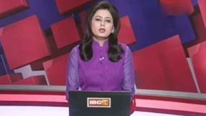 IBC-24 news anchor Supreet Kaur reads out the bulletin.(Screengrab) IBC-24 news anchor Supreet Kaur reads out the bulletin.(Screengrab)