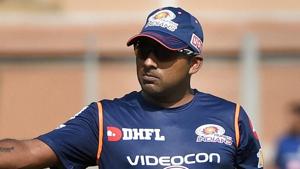 Mumbai Indians coach Mahela Jayawardene wasn’t pleased by some of the decisions against his side during the IPL 2017 T20 clash against Kolkata Knight Riders.(PTI) Mumbai Indians coach Mahela Jayawardene wasn’t pleased by some of the decisions against his side during the IPL 2017 T20 clash against Kolkata Knight Riders.(PTI)