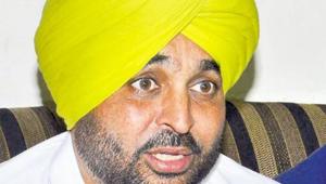 Lok Sabha member Bhagwant Mann of the AAP.(HT File Photo) Lok Sabha member Bhagwant Mann of the AAP.(HT File Photo)