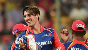 Delhi Daredevils pacer Pat Cummins celebrates with teammates the wicket of Royal Challengers Bangalore’s Mandeep Singh during their 2017 Indian Premier League (IPL) match at the Chinnaswamy stadium in Bengaluru.(PTI) Delhi Daredevils pacer Pat Cummins celebrates with teammates the wicket of Royal Challengers Bangalore’s Mandeep Singh during their 2017 Indian Premier League (IPL) match at the Chinnaswamy stadium in Bengaluru.(PTI)