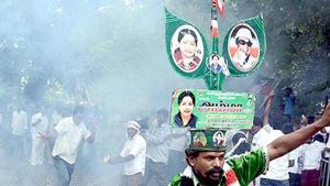 Today, the AIADMK is staring at an uncertain future. After a fierce battle, the O Panneerselvam camp is ready to mend fences with the main party but on the condition that the ‘Mannargudi mafia’ is kept out of the party(AFP) Today, the AIADMK is staring at an uncertain future. After a fierce battle, the O Panneerselvam camp is ready to mend fences with the main party but on the condition that the ‘Mannargudi mafia’ is kept out of the party(AFP)
