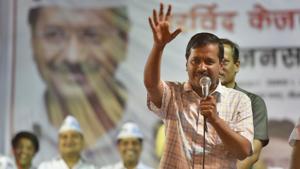AAP spokesperson said that when chief minster Arvind Kejriwal promised to discontinue house tax, the BJP criticised the move saying the plan could not be implemented. .(Raj K Raj/HT FILE) AAP spokesperson said that when chief minster Arvind Kejriwal promised to discontinue house tax, the BJP criticised the move saying the plan could not be implemented. .(Raj K Raj/HT FILE)