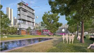 One of the architect’s concept plans of the project.(HT) One of the architect’s concept plans of the project.(HT)
