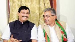 The credibility of BJP leaders in Bengal (former state president Rahul Sinha and current president Dilip Ghosh) depends to some extent on the outcome of the Narada prove.(HT Photo) The credibility of BJP leaders in Bengal (former state president Rahul Sinha and current president Dilip Ghosh) depends to some extent on the outcome of the Narada prove.(HT Photo)