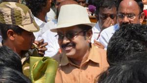 Dinakaran said he had asked MLAs who visited him on Tuesday evening to cooperate with other leaders for the larger good of the party.(PTI/ File photo) Dinakaran said he had asked MLAs who visited him on Tuesday evening to cooperate with other leaders for the larger good of the party.(PTI/ File photo)