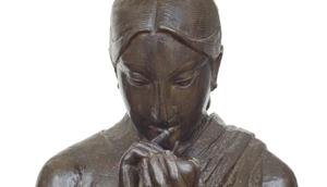 An untitled bronze sculpture by Lalu Prasad Shaw(Photo courtesy: Gallery 7) An untitled bronze sculpture by Lalu Prasad Shaw(Photo courtesy: Gallery 7)