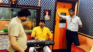 Delhi BJP chief Manoj Tiwari has written and sung a jingle.(Handout) Delhi BJP chief Manoj Tiwari has written and sung a jingle.(Handout)