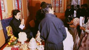 Wangchuk Namgyal was a crowned monarch before he gave up his throne 35 years ago.(Raghu Rai) Wangchuk Namgyal was a crowned monarch before he gave up his throne 35 years ago.(Raghu Rai)