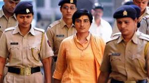 Thakur said the court failed to take into account that the NIA had declared that it had not found any substantial evidence against her.(HT File) Thakur said the court failed to take into account that the NIA had declared that it had not found any substantial evidence against her.(HT File)