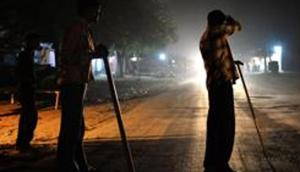 Volunteers of vigilante group Gau Raksha Dal during a patrol on a national highway.(AFP File) Volunteers of vigilante group Gau Raksha Dal during a patrol on a national highway.(AFP File)