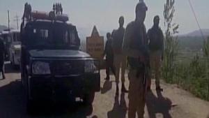 The army camp in Kupwara was attacked by suspected fidayeen militants who sneaked in before sunrise at around 4.(ANI Twitter) The army camp in Kupwara was attacked by suspected fidayeen militants who sneaked in before sunrise at around 4.(ANI Twitter)