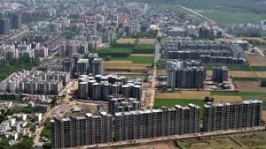 An aerial view of Zirakpur, a hub of residential projects in Punjab.(HT File Photo) An aerial view of Zirakpur, a hub of residential projects in Punjab.(HT File Photo)