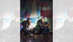 Creative squatting with Vir and Q: Earlier this month, Vir Das (left) became the first Indian stand-up comic to bag a Netflix original(Aalok Soni) Creative squatting with Vir and Q: Earlier this month, Vir Das (left) became the first Indian stand-up comic to bag a Netflix original(Aalok Soni)