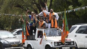 Only 15 councillors from the last term have made it to Delhi’s three civic bodies this time.(Arvind Yadav/HT FILE) Only 15 councillors from the last term have made it to Delhi’s three civic bodies this time.(Arvind Yadav/HT FILE)