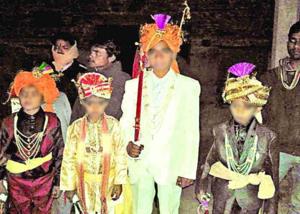 Akshaya Tritiya is considered an auspicious day in the Hindu calendar and a large number of children are married off on this day .(HT Photo) Akshaya Tritiya is considered an auspicious day in the Hindu calendar and a large number of children are married off on this day .(HT Photo)