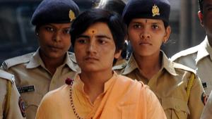 Pragya Thakur was arrested in 2008 soon after the Malegaon blast(HT FILE) Pragya Thakur was arrested in 2008 soon after the Malegaon blast(HT FILE)