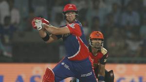 Corey Anderson top-scored in a collective batting display by Delhi Daredevils (DD) -- where almost all their batsmen contributed -- in the win against Sunrisers Hyderabad (SRH) in the Indian Premier League (IPL) on Tuesday.(AP) Corey Anderson top-scored in a collective batting display by Delhi Daredevils (DD) -- where almost all their batsmen contributed -- in the win against Sunrisers Hyderabad (SRH) in the Indian Premier League (IPL) on Tuesday.(AP)