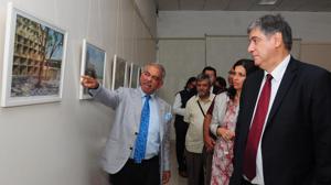 Joao da Camara (right), ambassador of Portugal to India, at the twoday Portuguese short film festival with Mac Sarin (left), president of Alliance Française, in Chandigarh on Tuesday.(HT Photo) Joao da Camara (right), ambassador of Portugal to India, at the twoday Portuguese short film festival with Mac Sarin (left), president of Alliance Française, in Chandigarh on Tuesday.(HT Photo)
