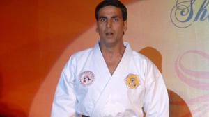 Akshay Kumar says that martial arts is a way of life for him.(Prodip Guha) Akshay Kumar says that martial arts is a way of life for him.(Prodip Guha)