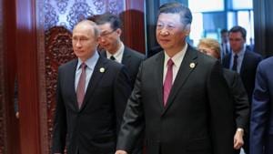 Russia's President Vladimir Putin with Chinese President Xi Jinping at the Belt and Road Forum in Beijing, China.(REUTERS) Russia's President Vladimir Putin with Chinese President Xi Jinping at the Belt and Road Forum in Beijing, China.(REUTERS)