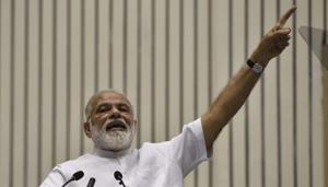 three out of five Indians are satisfied with Narendra Modi government’s performance, says a survey.(HT File Photo) three out of five Indians are satisfied with Narendra Modi government’s performance, says a survey.(HT File Photo)