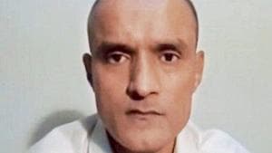 File photo of former Indian naval officer Kulbhushan Jadhav who is on death row in Pakistan on charges of espionage.(PTI Photo) File photo of former Indian naval officer Kulbhushan Jadhav who is on death row in Pakistan on charges of espionage.(PTI Photo)