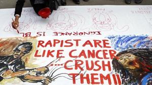 People protest against crimes against women in Delhi’s Jantar Mantar.(HT File Photo) People protest against crimes against women in Delhi’s Jantar Mantar.(HT File Photo)