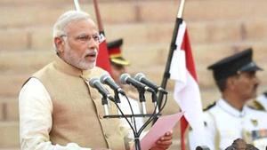 Prime Minister Narendra Modi took his oath of office on May 26, 2014.(PTI FILE PHOTO) Prime Minister Narendra Modi took his oath of office on May 26, 2014.(PTI FILE PHOTO)