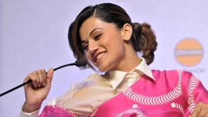 Taapsee Pannu at HT Youth Forum 2017 event in Chandigarh.(HT Photo) Taapsee Pannu at HT Youth Forum 2017 event in Chandigarh.(HT Photo)