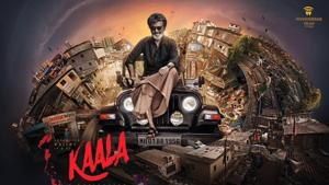 Kaala Karikaalan in set in a Mumbai slum.(Movie poster) Kaala Karikaalan in set in a Mumbai slum.(Movie poster)