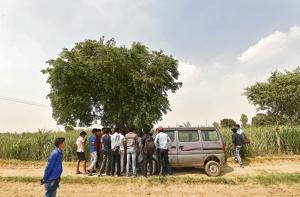 On May 25, eight people in a car were robbed, held hostage and four women, aged 28 to 52 years, were allegedly gang-raped by six robbers on Jewar-Bulandshahr Road.(Virendra Singh Gosain/HT FILE PHOTO) On May 25, eight people in a car were robbed, held hostage and four women, aged 28 to 52 years, were allegedly gang-raped by six robbers on Jewar-Bulandshahr Road.(Virendra Singh Gosain/HT FILE PHOTO)