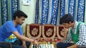 Playing chess helped Adarsh Srivastava (left) master the right moves to crack IIT-JEE Advanced .(Sourced) Playing chess helped Adarsh Srivastava (left) master the right moves to crack IIT-JEE Advanced .(Sourced)