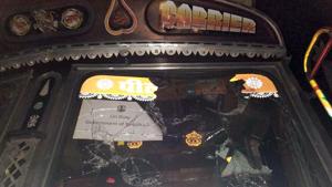 A truck transporting cows was attacked in Rajasthan’s Barmer on Monday.(HT Photo) A truck transporting cows was attacked in Rajasthan’s Barmer on Monday.(HT Photo)