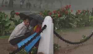Northwest India, which includes Delhi and NCR, is likely to receive around 96% rain this Monsoon.(PTI) Northwest India, which includes Delhi and NCR, is likely to receive around 96% rain this Monsoon.(PTI)