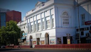 Delhi’s iconic theatre Regal Cinema that shut down in April, is going to be relaunched as a multiplex.(Shara Ashraf/HT Photo) Delhi’s iconic theatre Regal Cinema that shut down in April, is going to be relaunched as a multiplex.(Shara Ashraf/HT Photo)