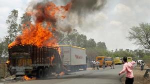 The killing of six farmers in a police crackdown in Mandsaur in Madhya Pradesh earlier this month has put the spotlight on India’s worsening farm crisis.(Reuters Photo) The killing of six farmers in a police crackdown in Mandsaur in Madhya Pradesh earlier this month has put the spotlight on India’s worsening farm crisis.(Reuters Photo)