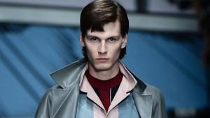 A lean model walking for Prada at the recently concluded Milan Fashion Week.(AFP) A lean model walking for Prada at the recently concluded Milan Fashion Week.(AFP)