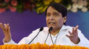 Railway minister Suresh Prabhu undertook 25 journeys in saloons until last September, with a total travel time of 32 days.(PTI/ File photo) Railway minister Suresh Prabhu undertook 25 journeys in saloons until last September, with a total travel time of 32 days.(PTI/ File photo)